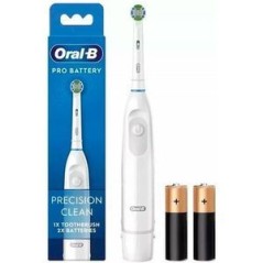 Oral-B Pro Battery Elektrisk tandbørste Hvid